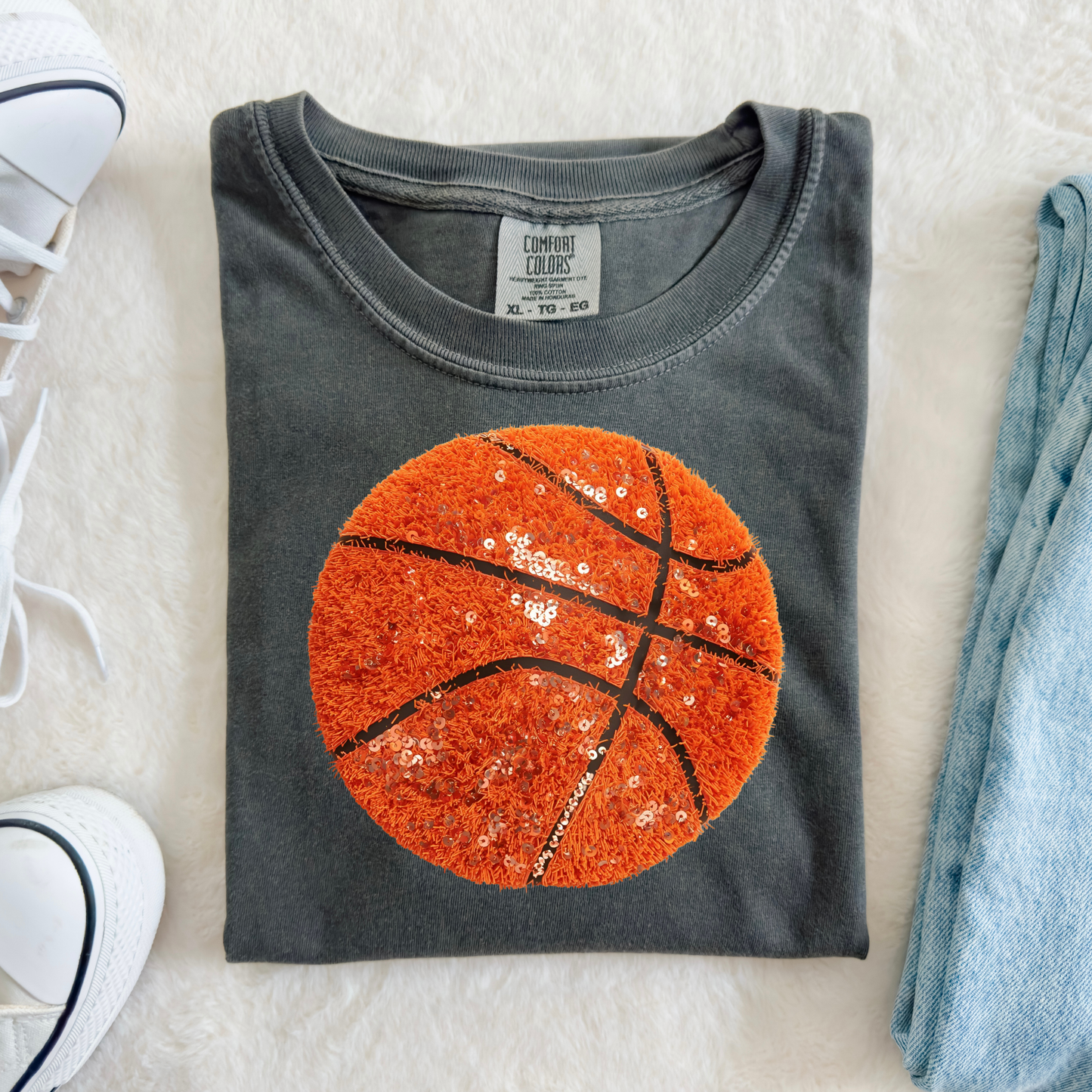 Faux Yarn Basketball