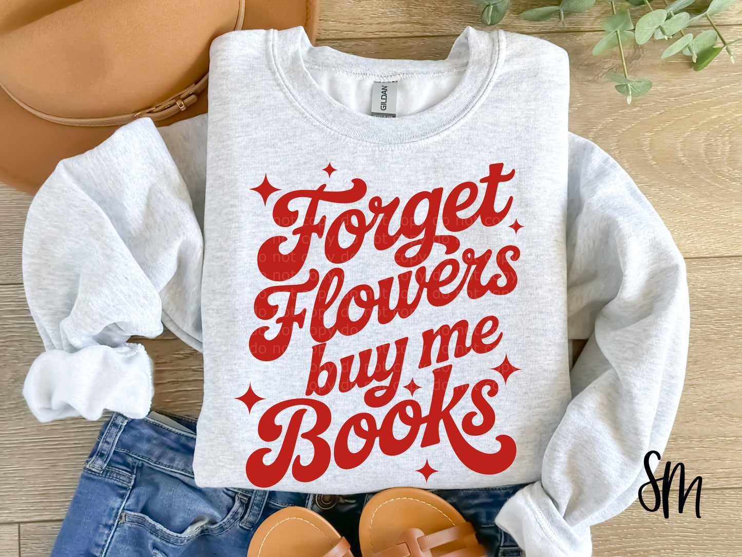 Forget Flowers Buy Me Books All Red