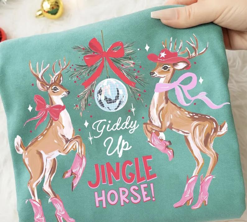 Giddy Up Jingle Horse with Boots