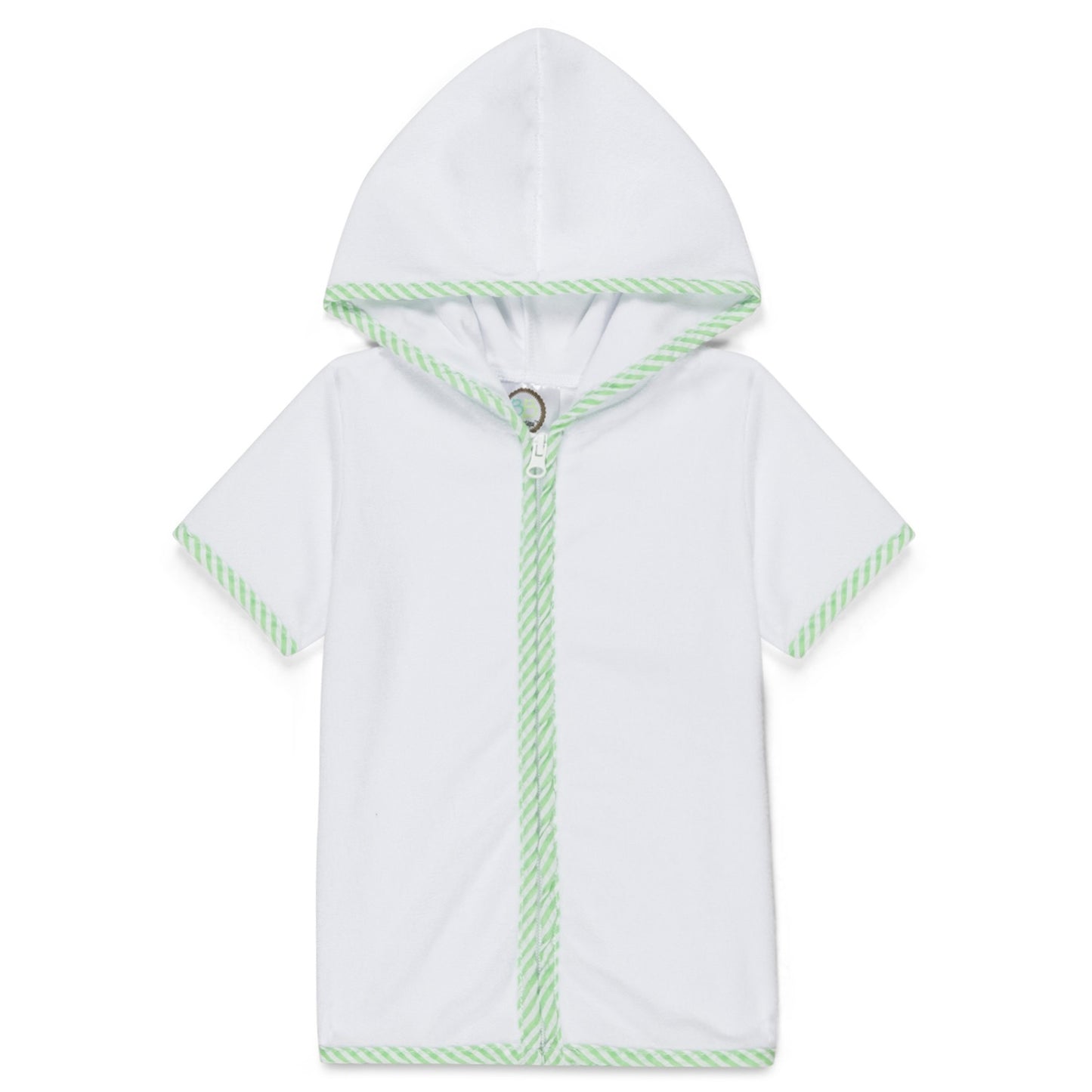 Seersucker Embroidered Bathing Suits and Coverups