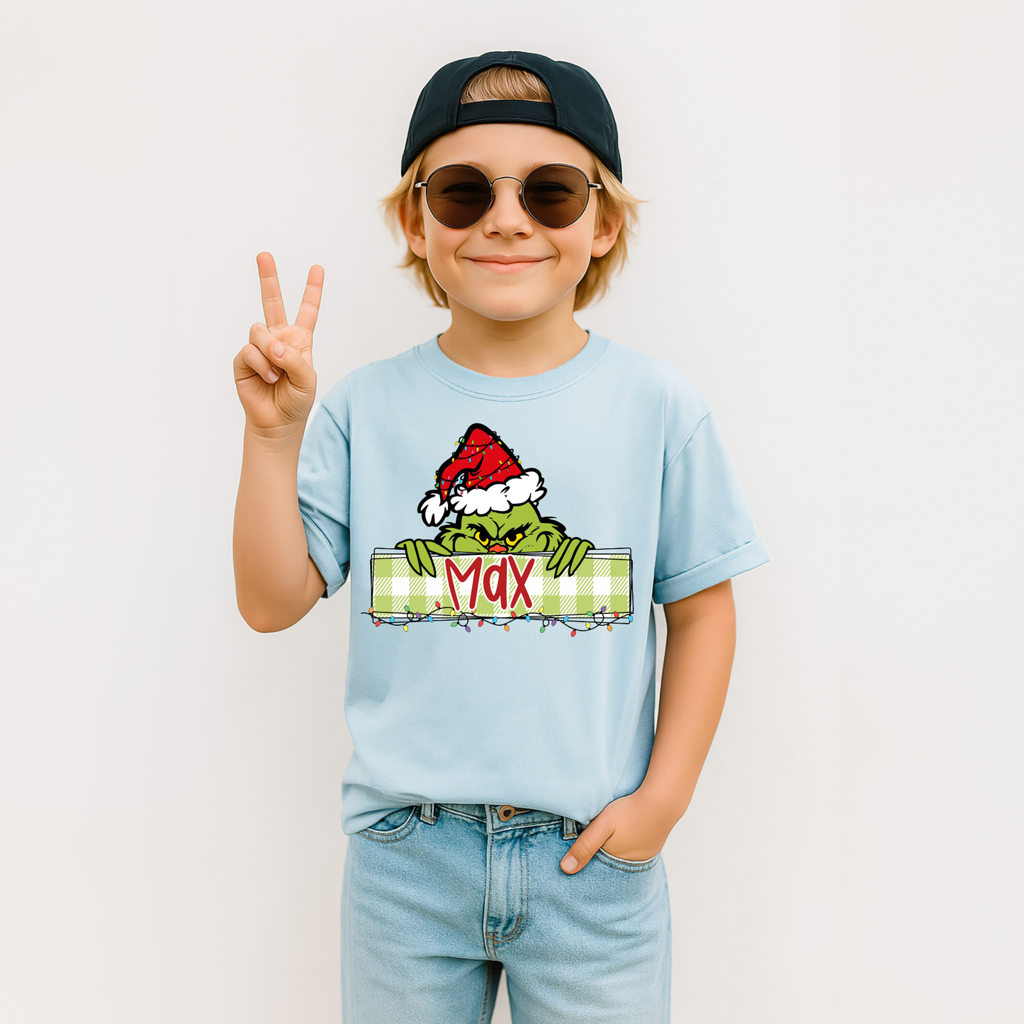 Boy Grinch with Name