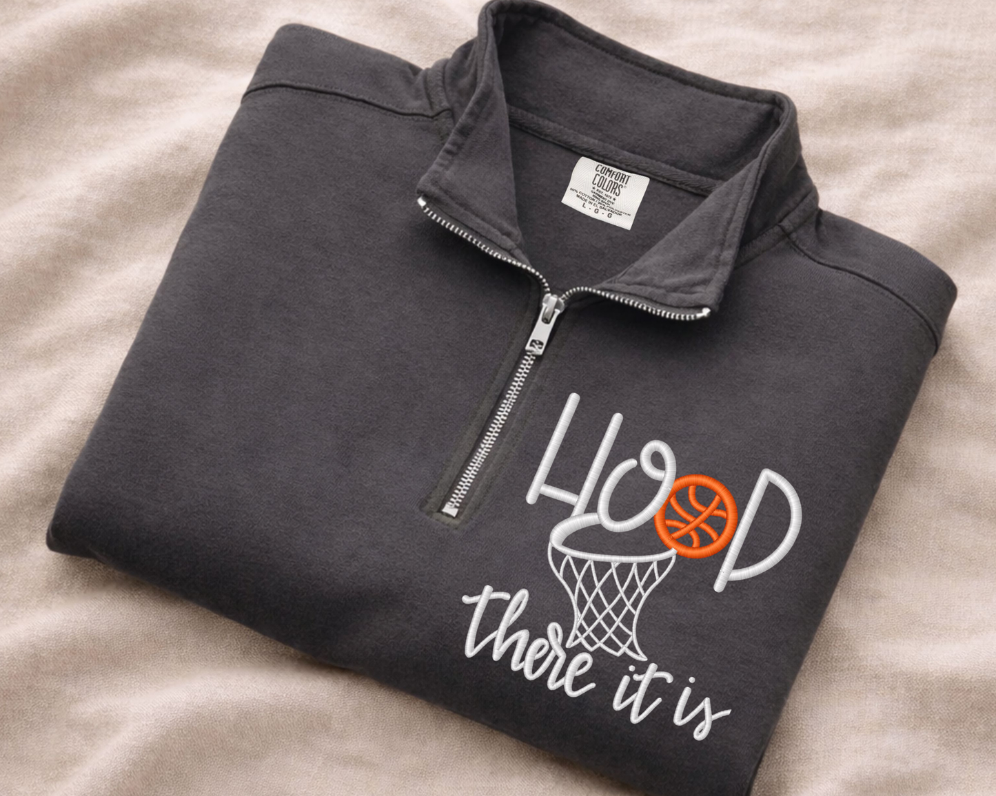 Hoop There It Is Pocket Embroidered