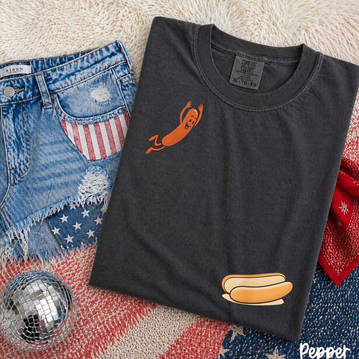 Hotdog Flying Into Bun