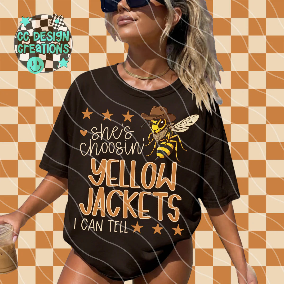 She's Choosin Yellow Jackets