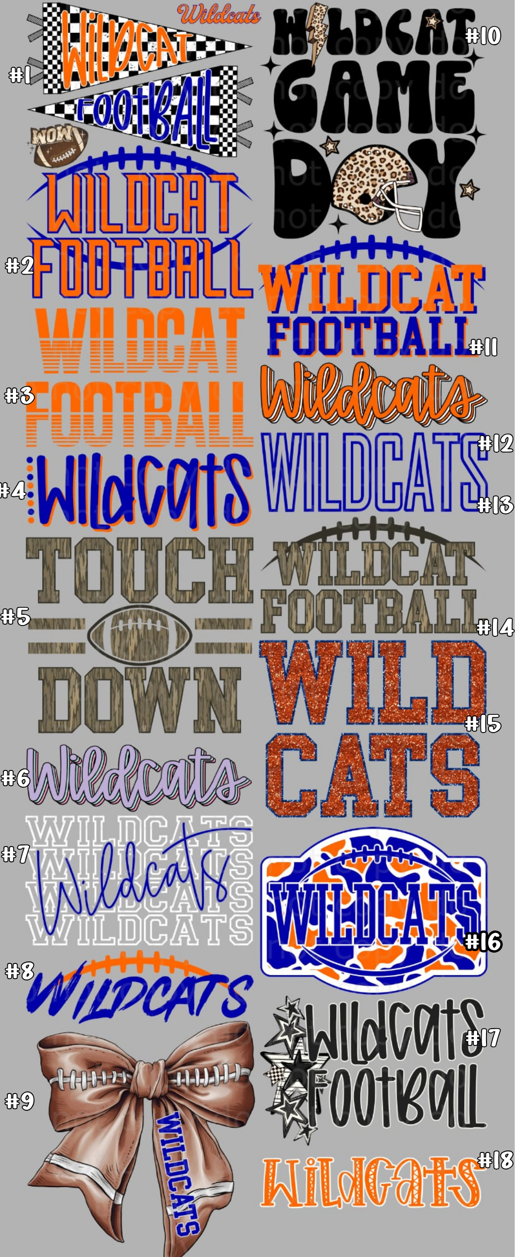 Wildcats Game Day Options