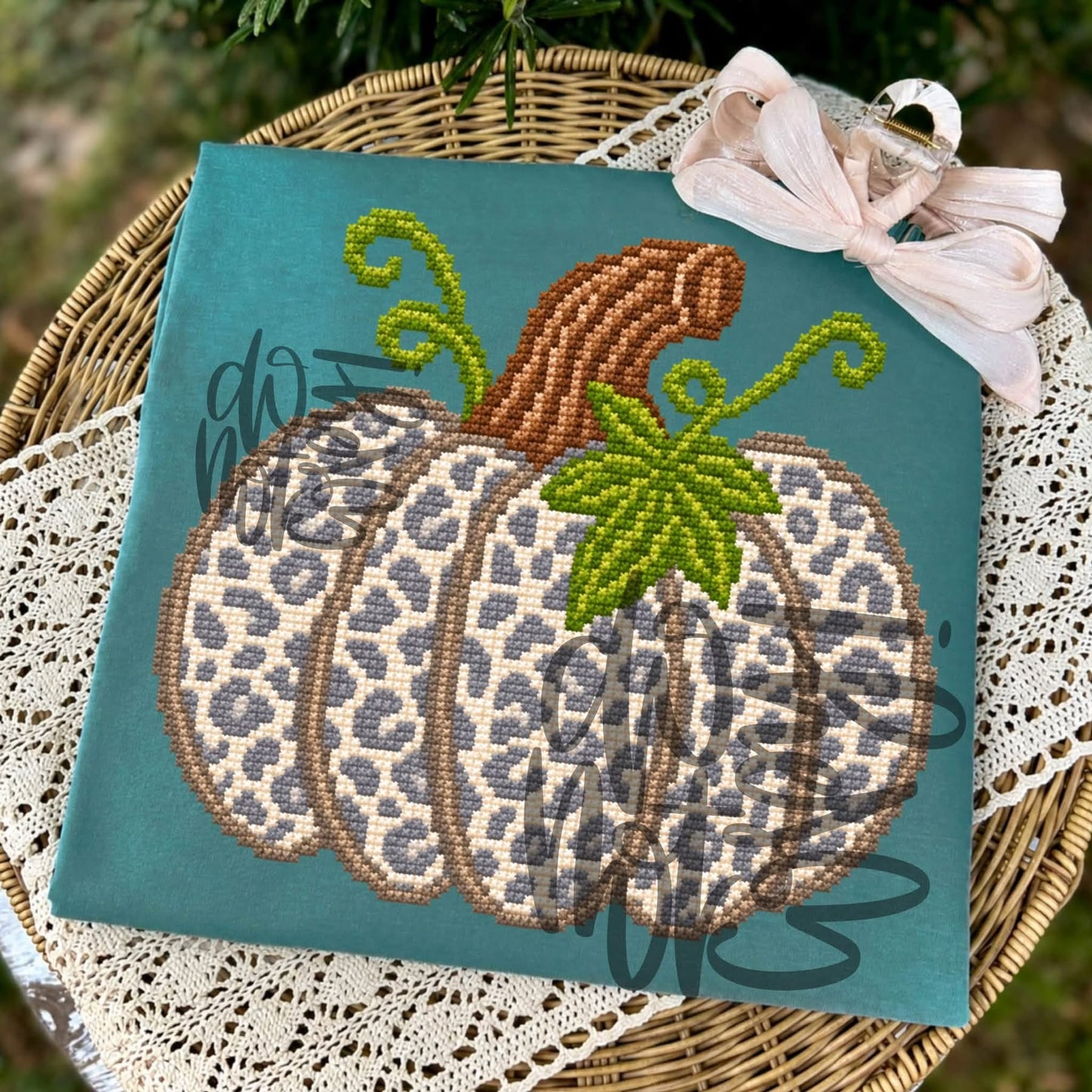 Faux Stitch Pumpkin