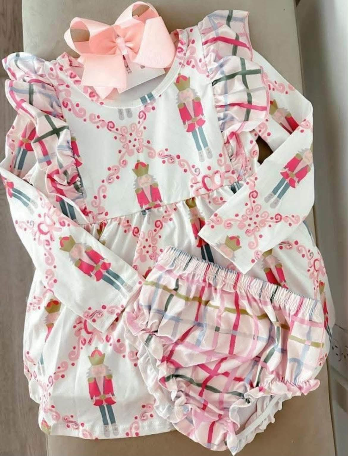 Pastel Nutcracker Tunic & Bloomer Set