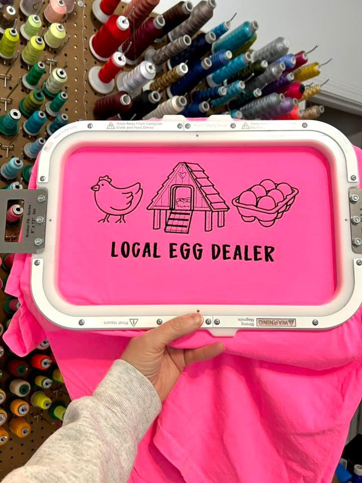Local Egg Dealer Embroidered