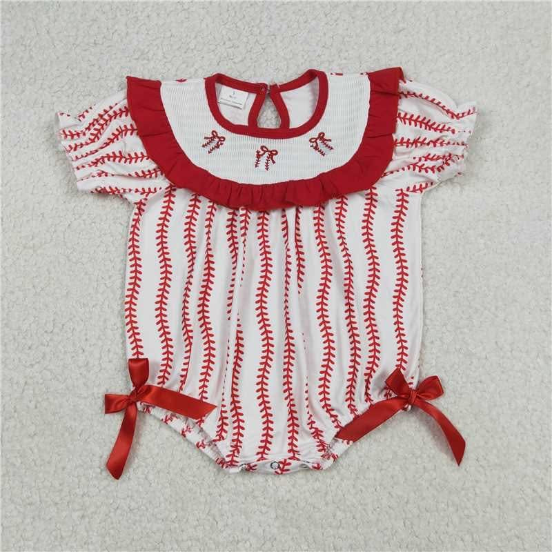 Baseball with Red Bows Bubble