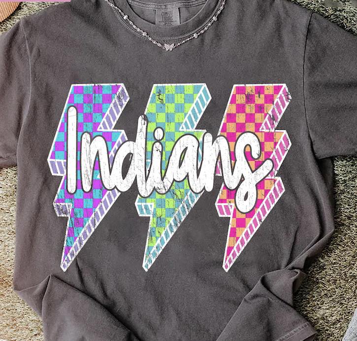 Indians Checkered Bolts