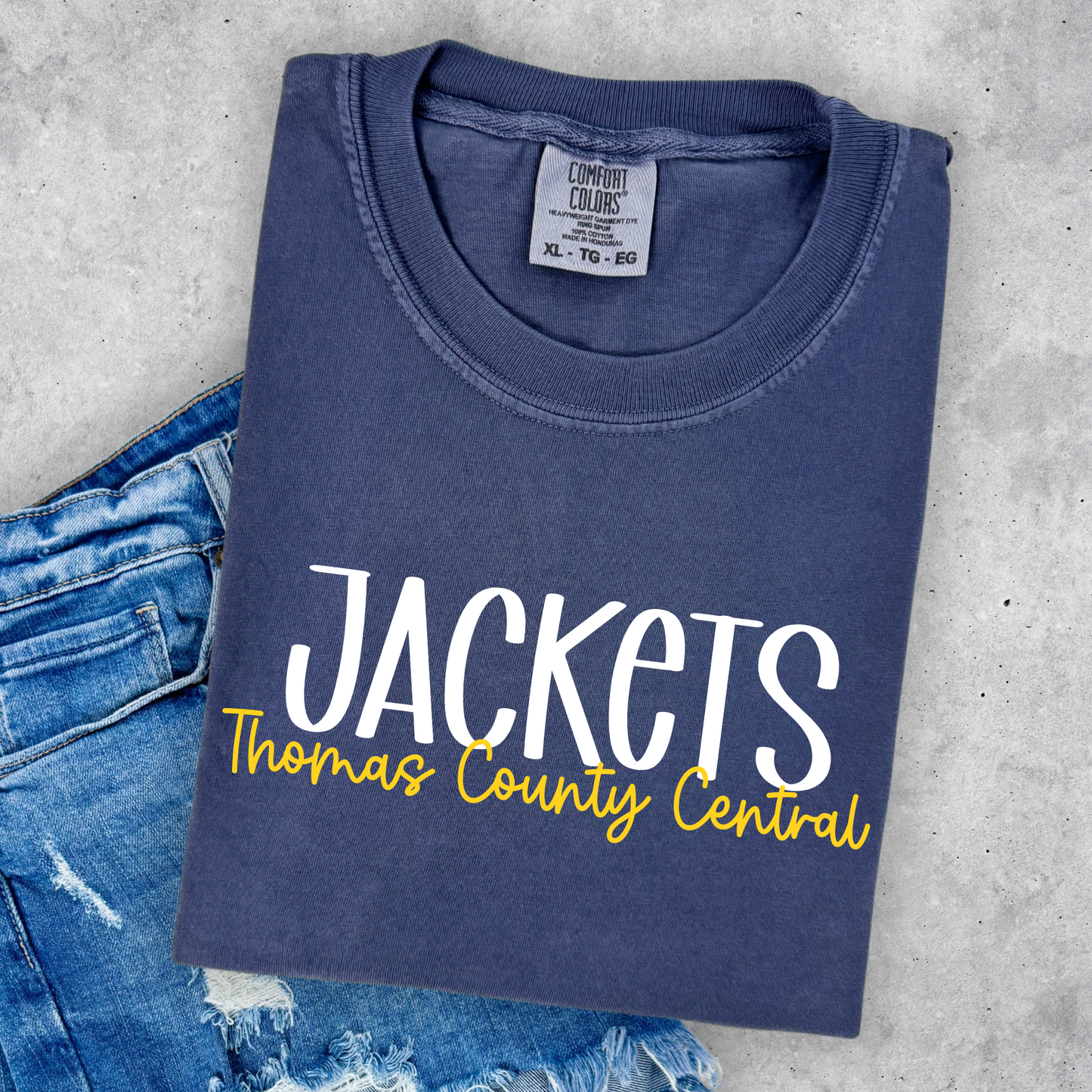 Jackets- Thomas County Central- White and Gold