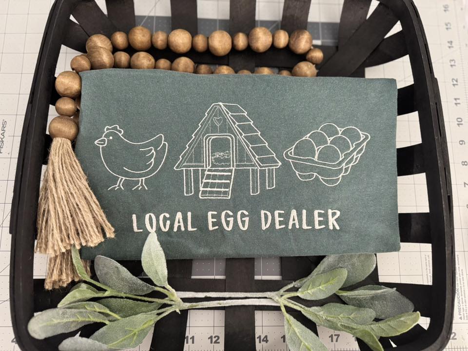 Local Egg Dealer Embroidered