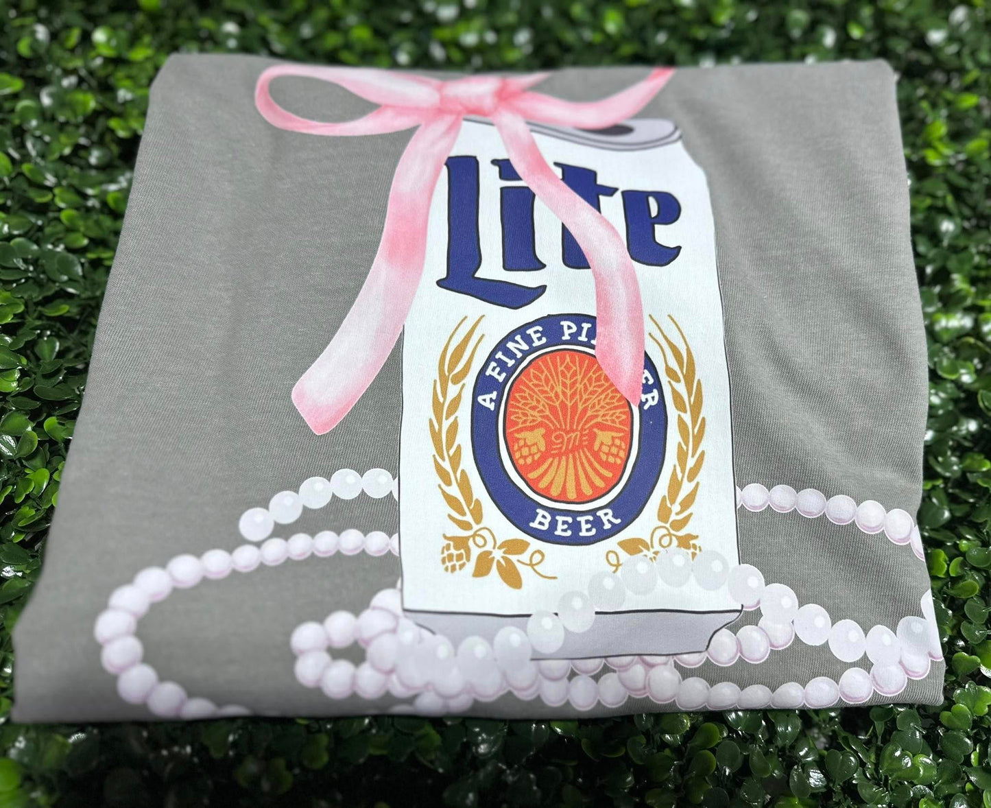Miller Lite with Pearls