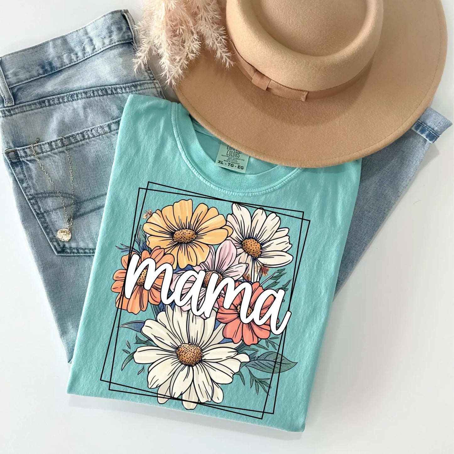 Mama with Daisies