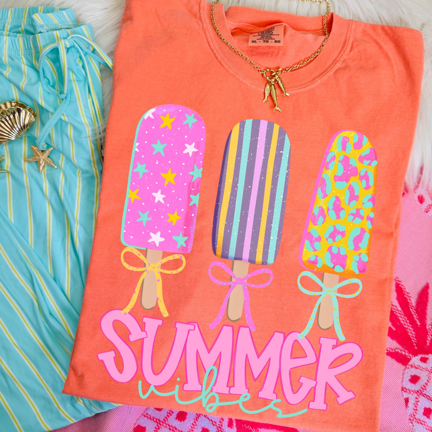 Neon Popsicles Summer Vibes