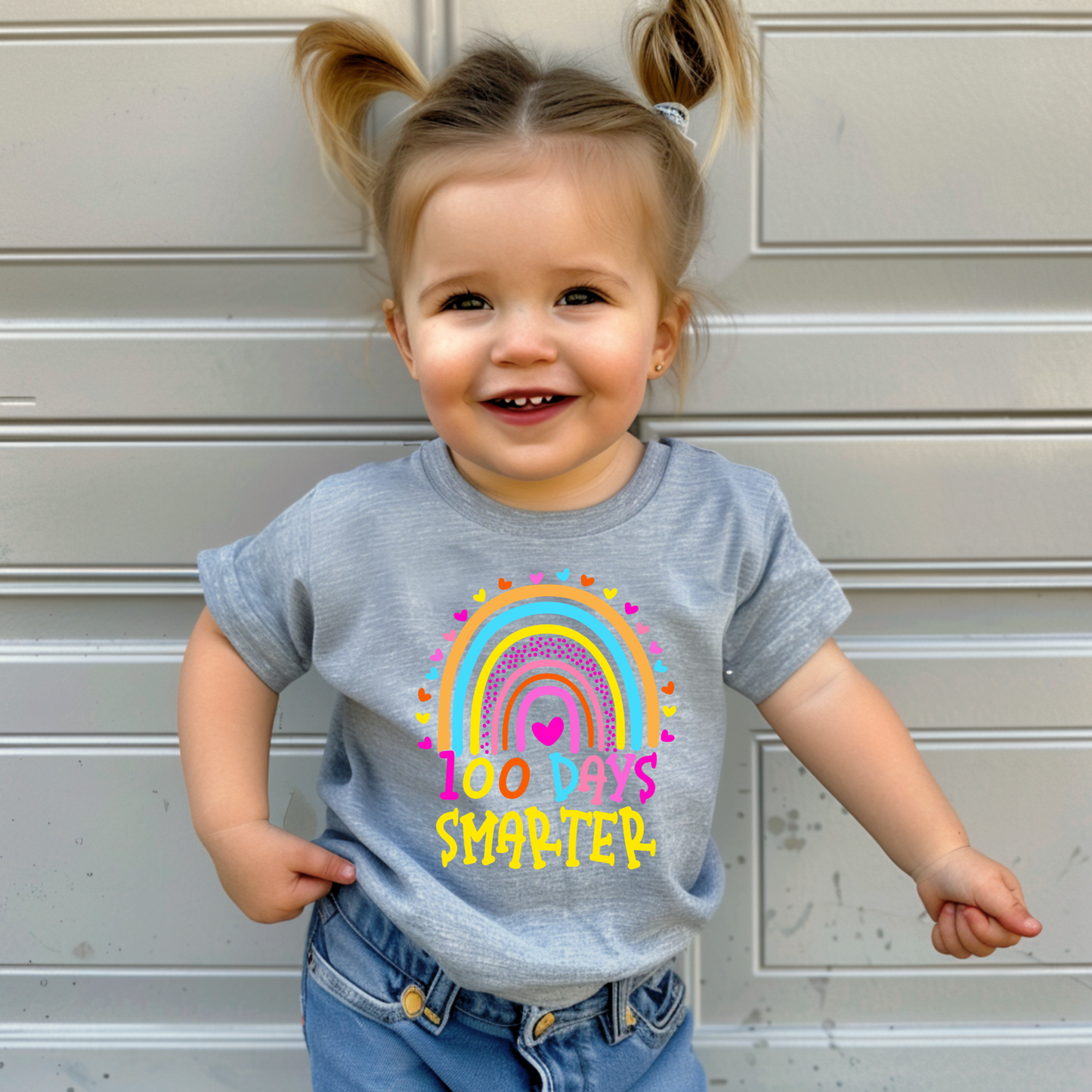 101 Days of School Neon Rainbow