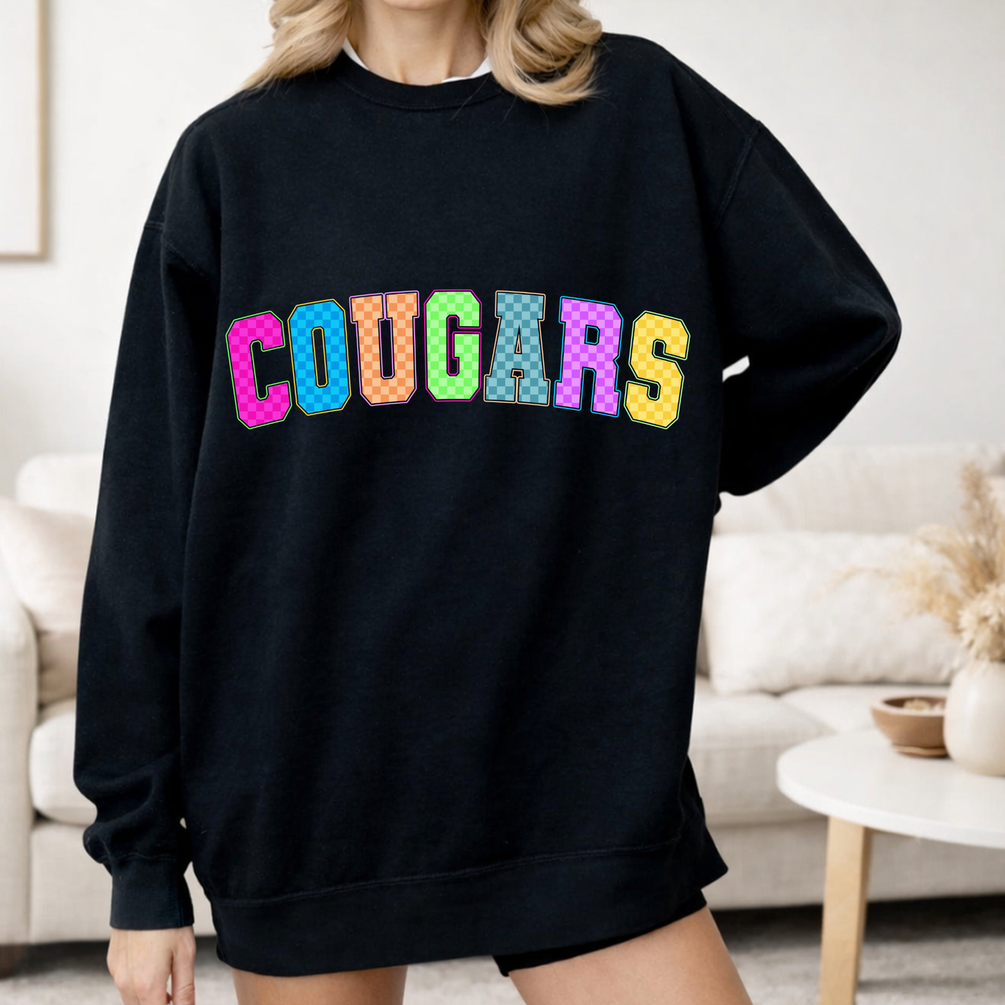 Neon Varsity Cougars