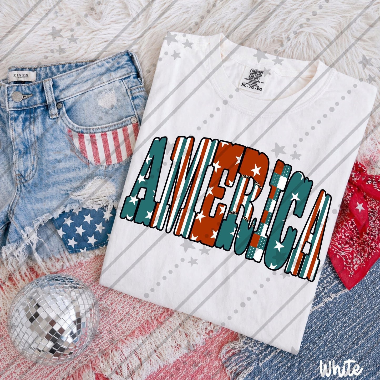 Retro 4th America