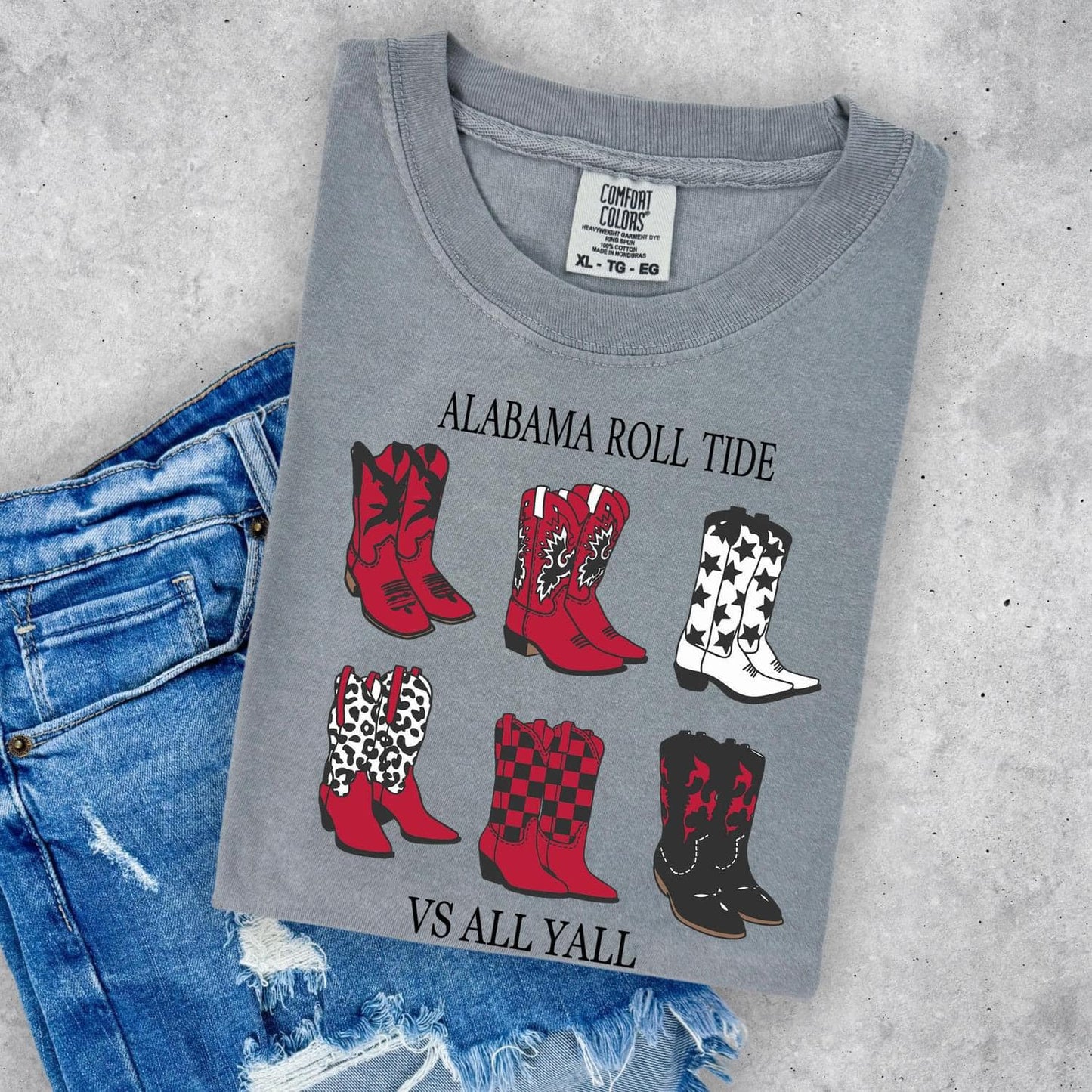 Roll Tide vs All Yall Boots