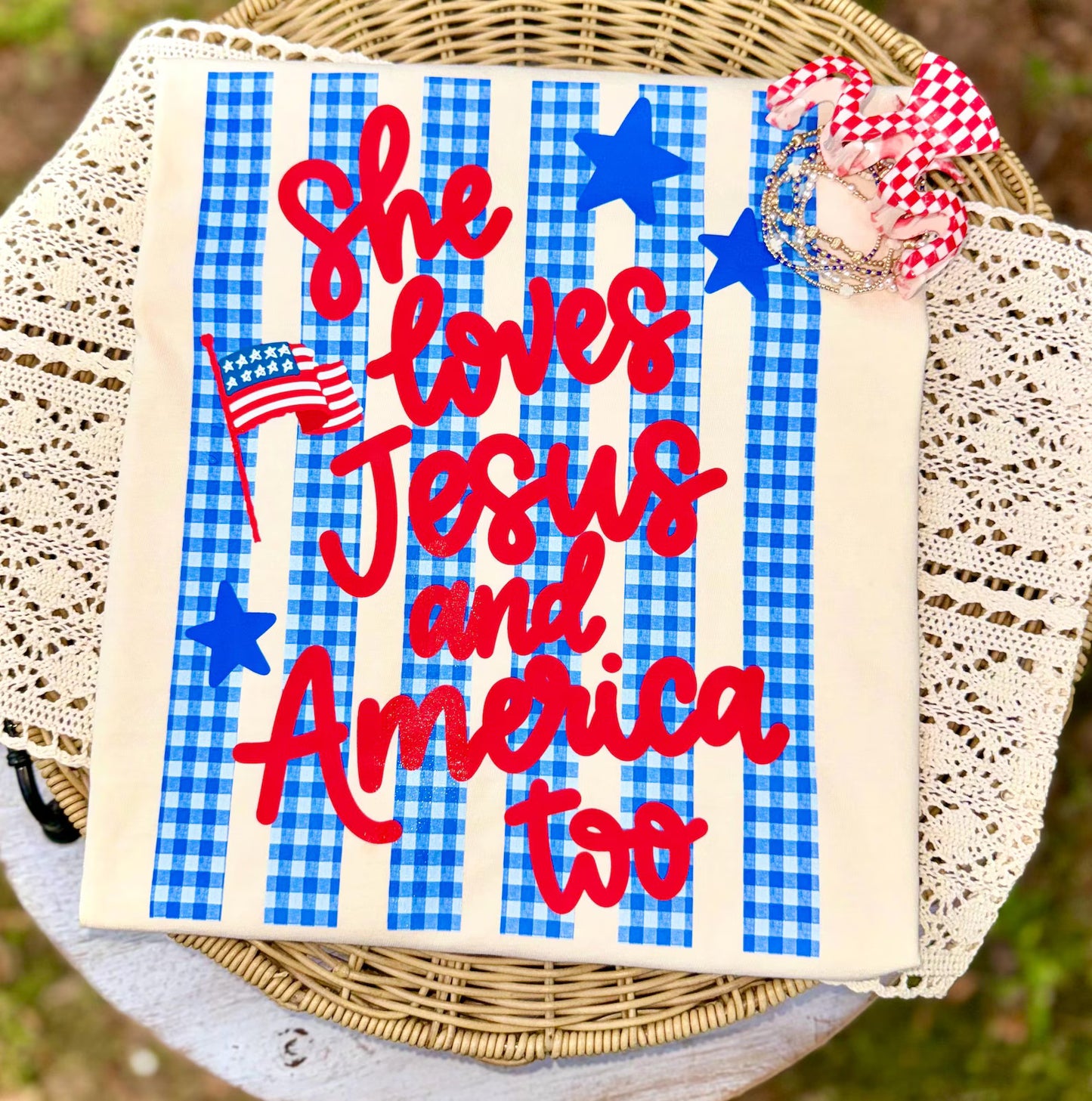 She Loves Jesus and America Too