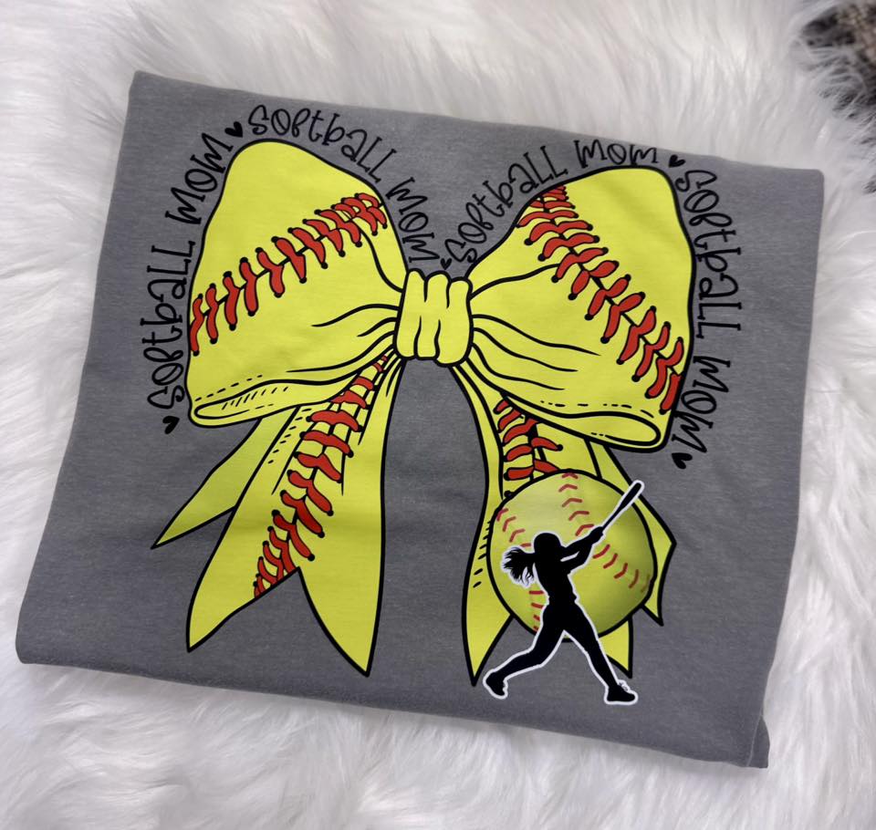 Softball Bow with Ball