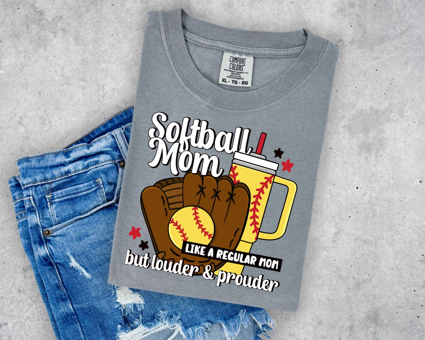 Softball Mom Louder Prouder