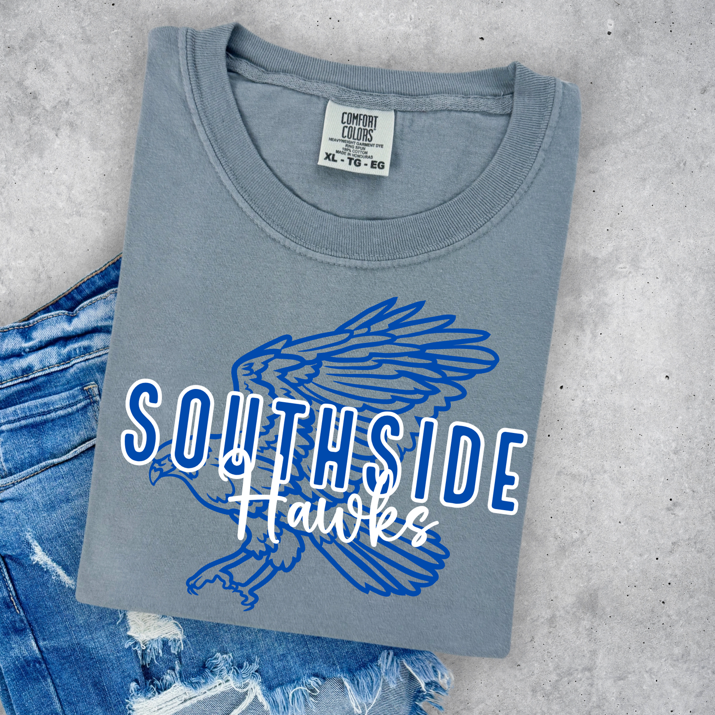 Southside Hawks with Hawk Outline