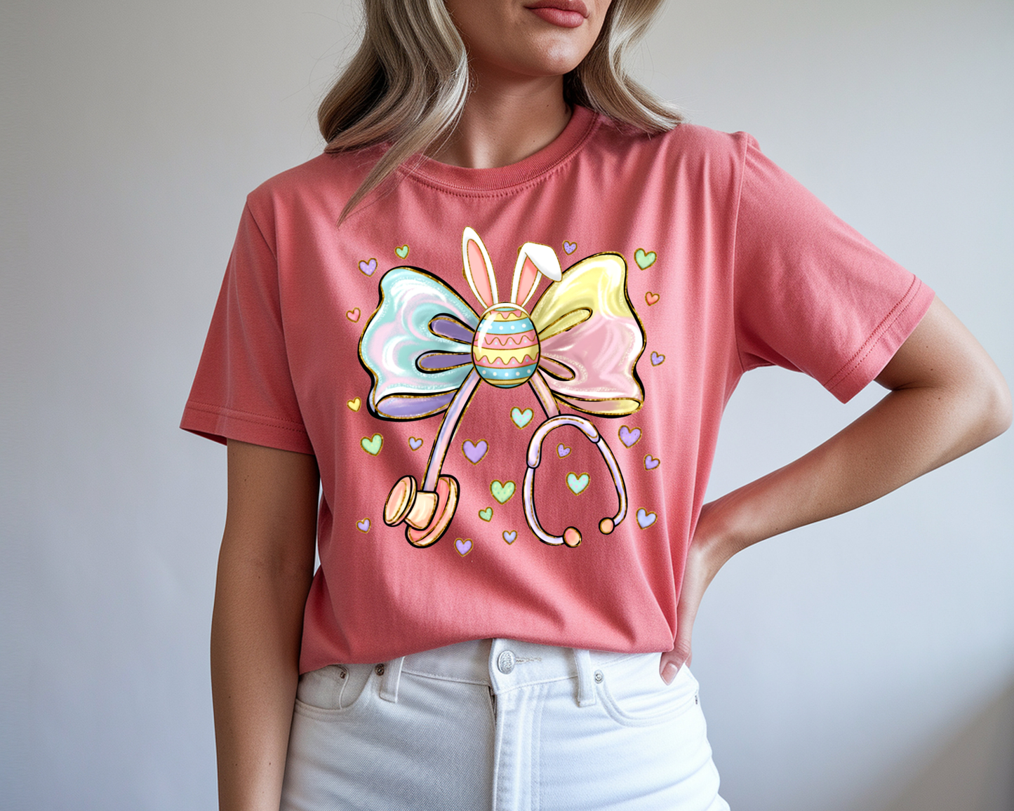 Stethoscope Easter Bow