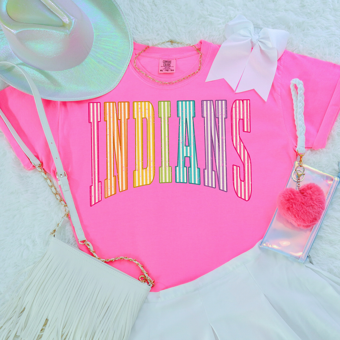 Striped Neon Indians