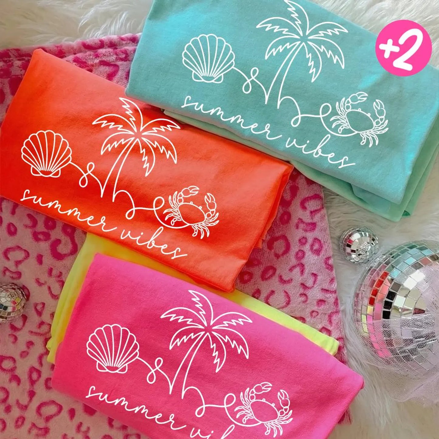 Summer Vibes with Palm Tree