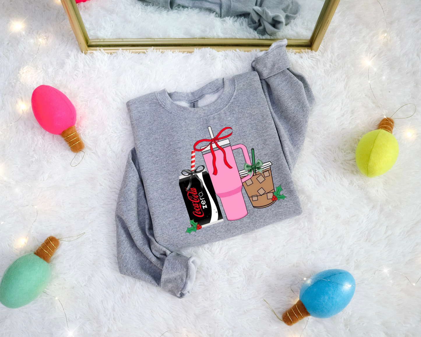 Three Cups Coke Zero