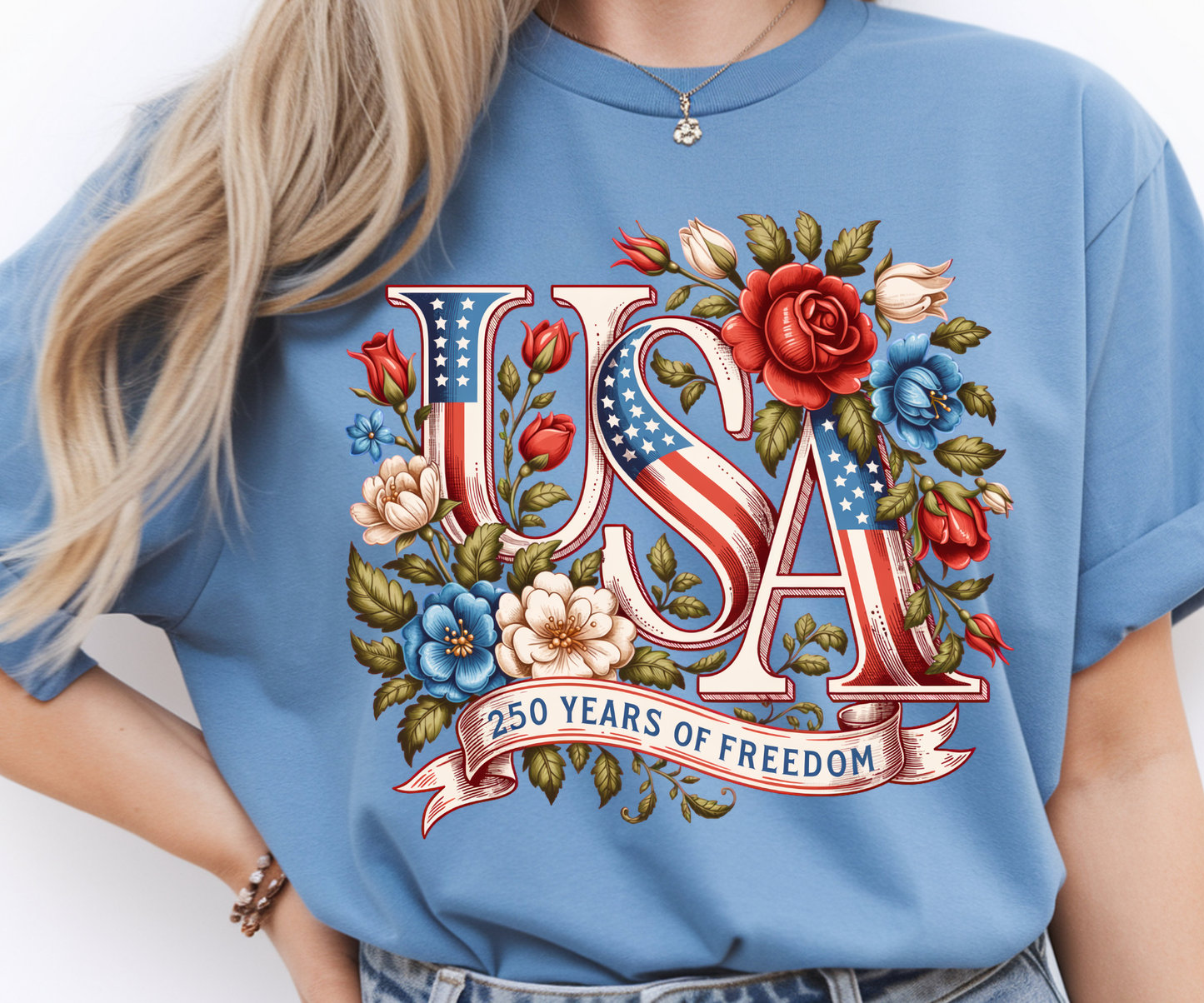 USA 250 Years with Floral