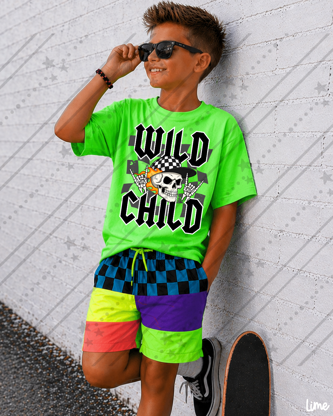 Wild Child Checkered Hat