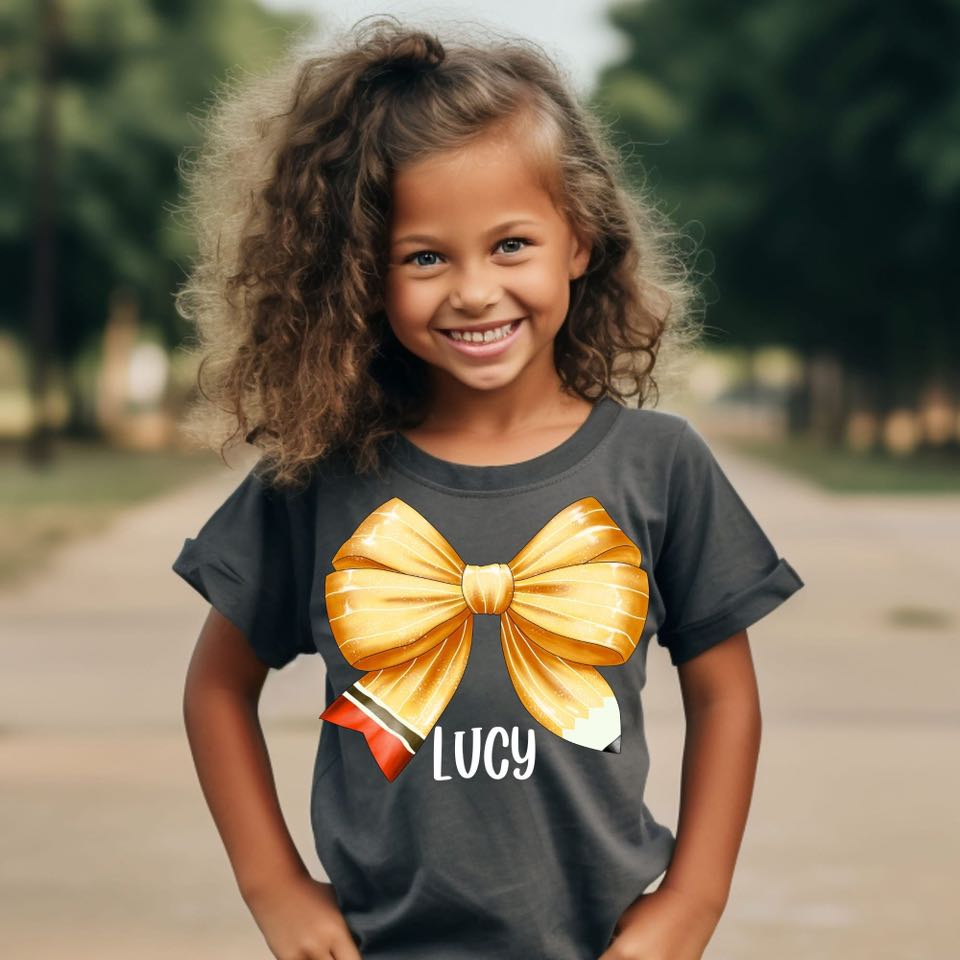 Yellow Pencil Bow Name