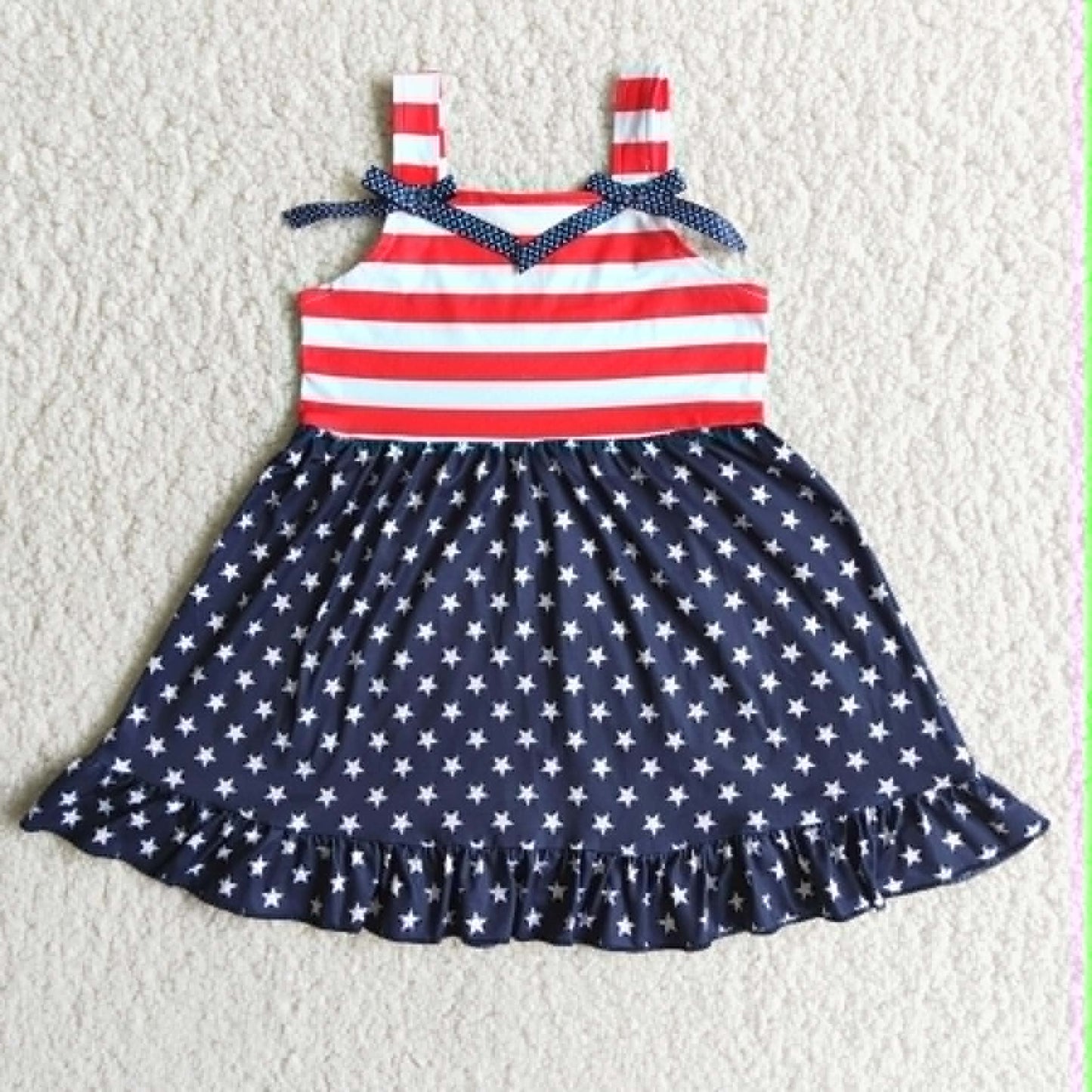 American Flag Dress- Stripes and Stars Bottom