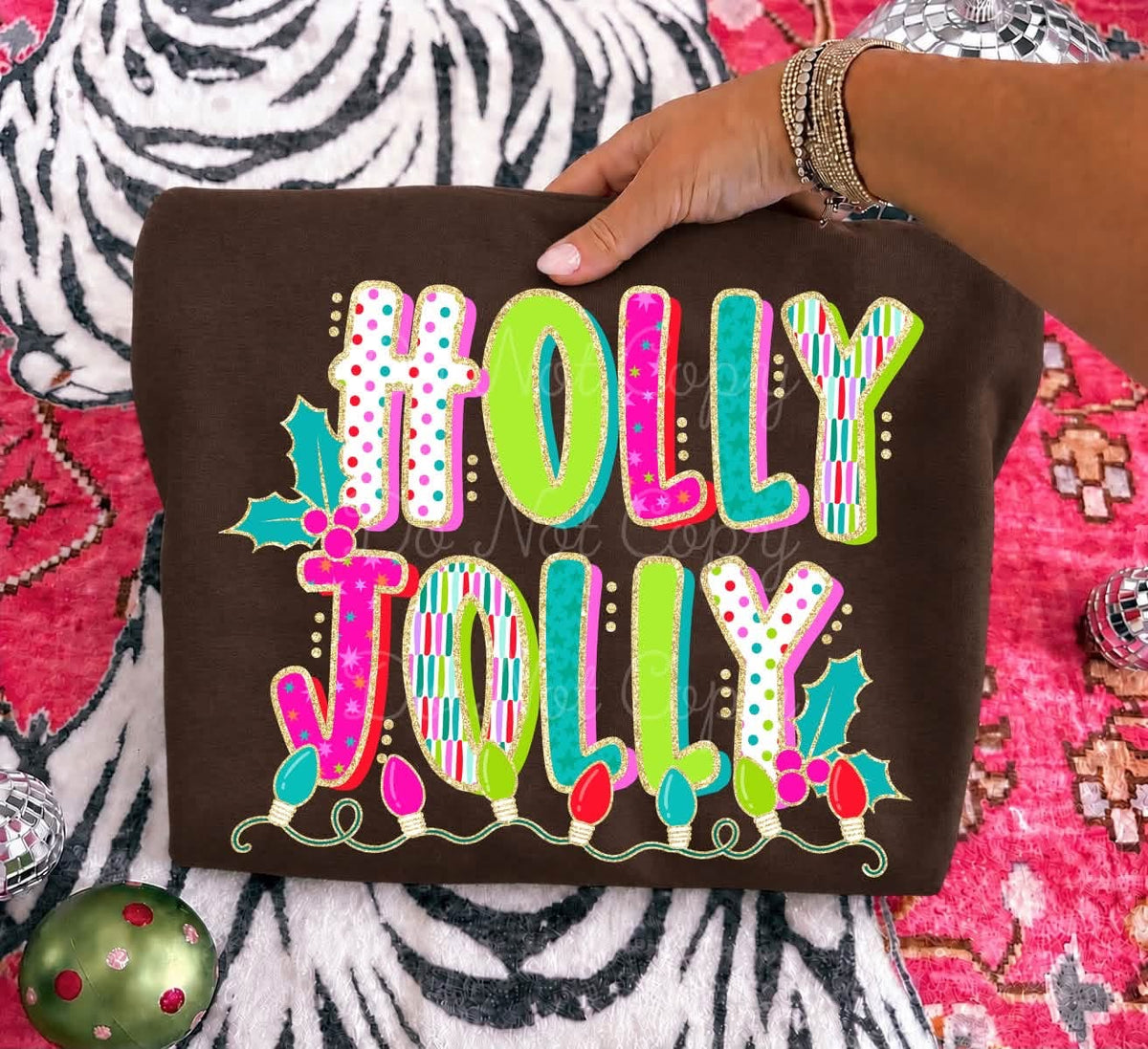 Holly Jolly Holiday Graphic Tee