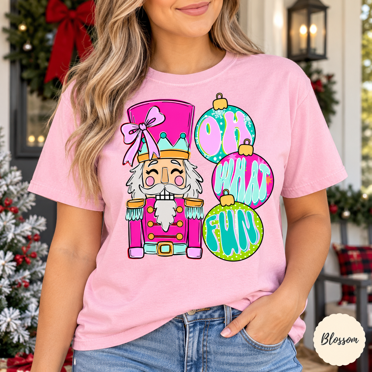Nutcracker Oh What Fun Graphic Tee — Blossom