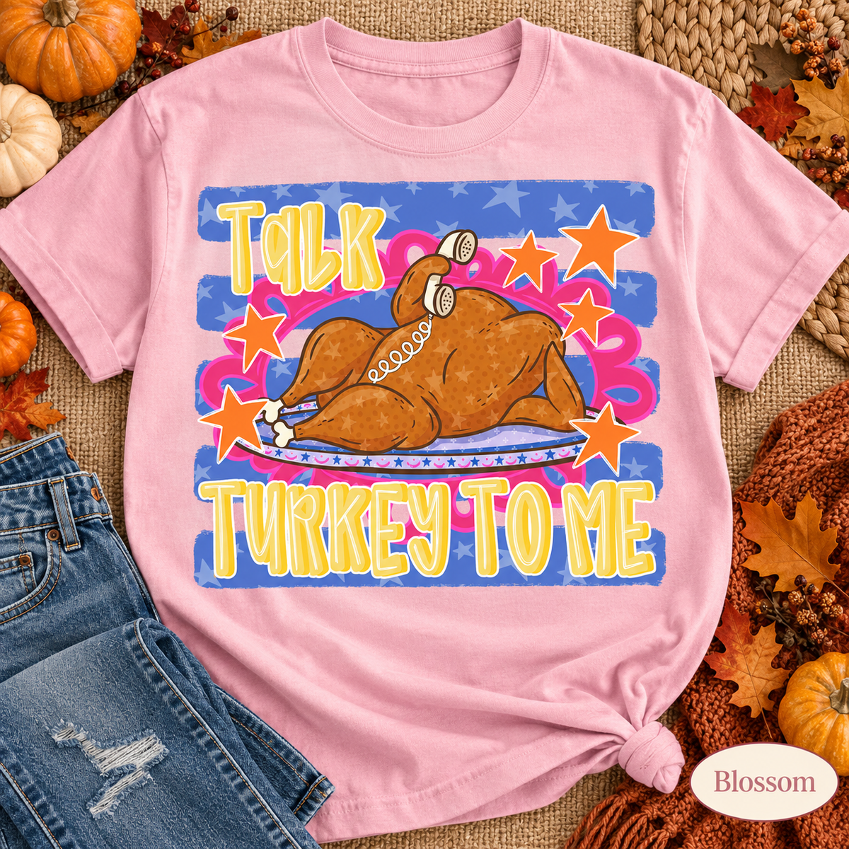 Talk Turkey to Me Graphic Tee — Blossom