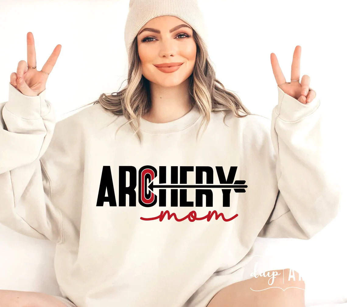 Archery Mom with Arrow