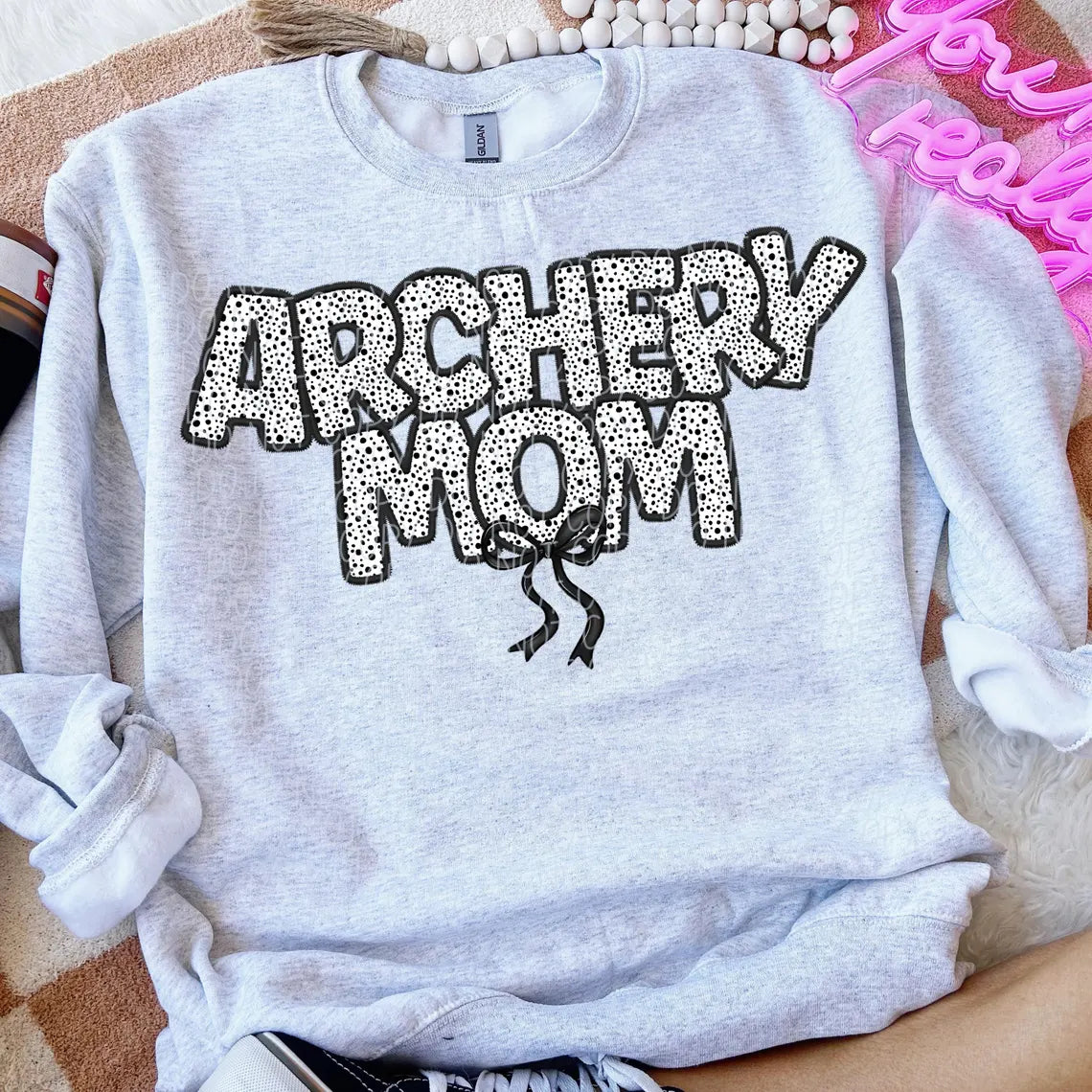Spotted Archery Mom