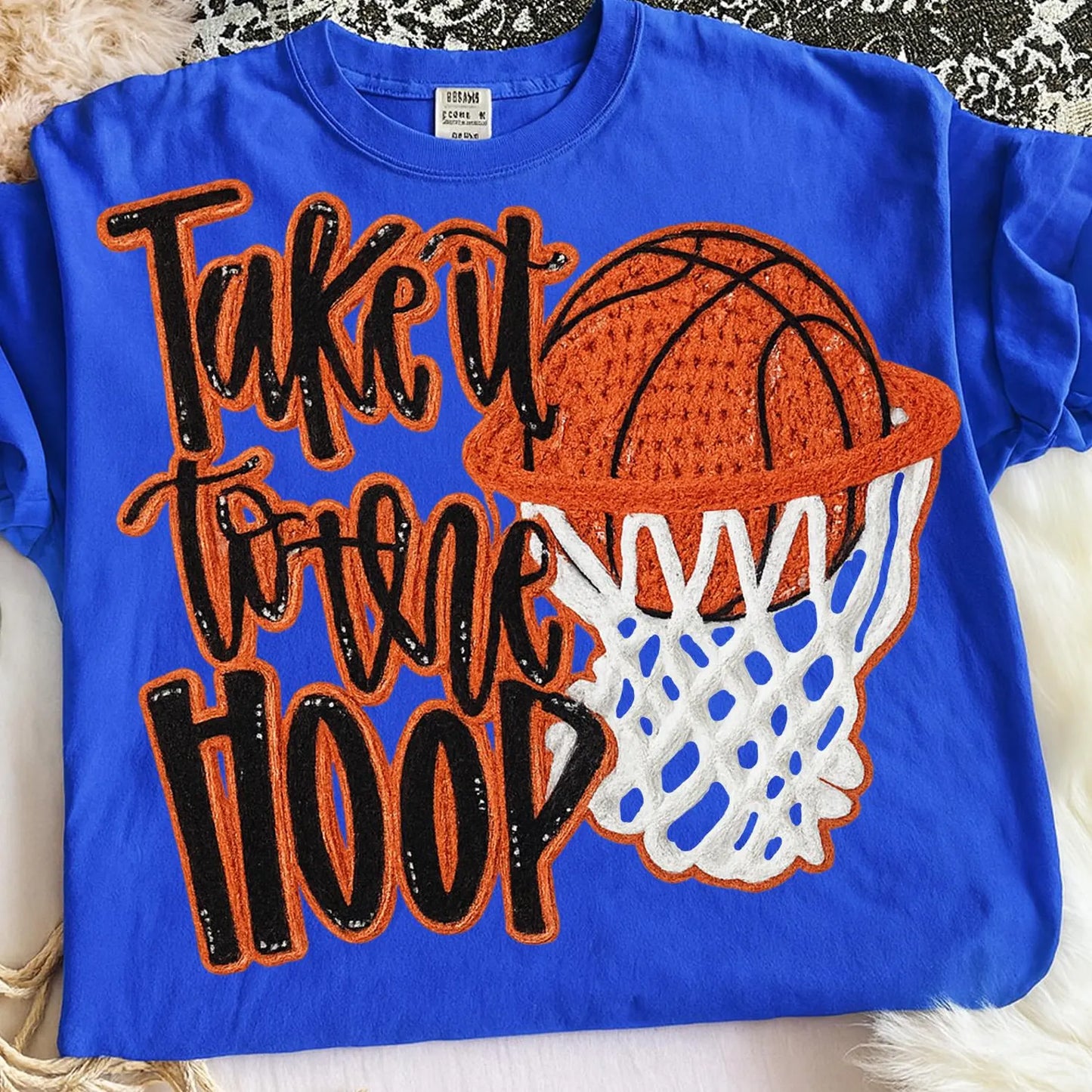 Take it To the Hoop- Orange/Black