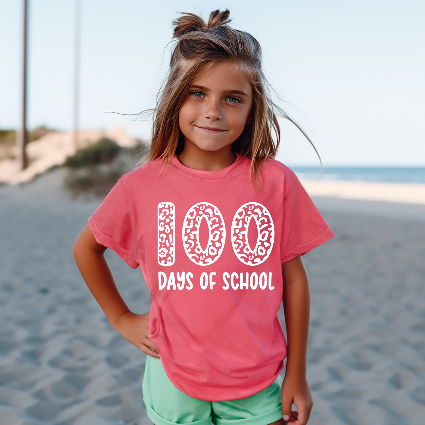 101 Days of School White Leopard