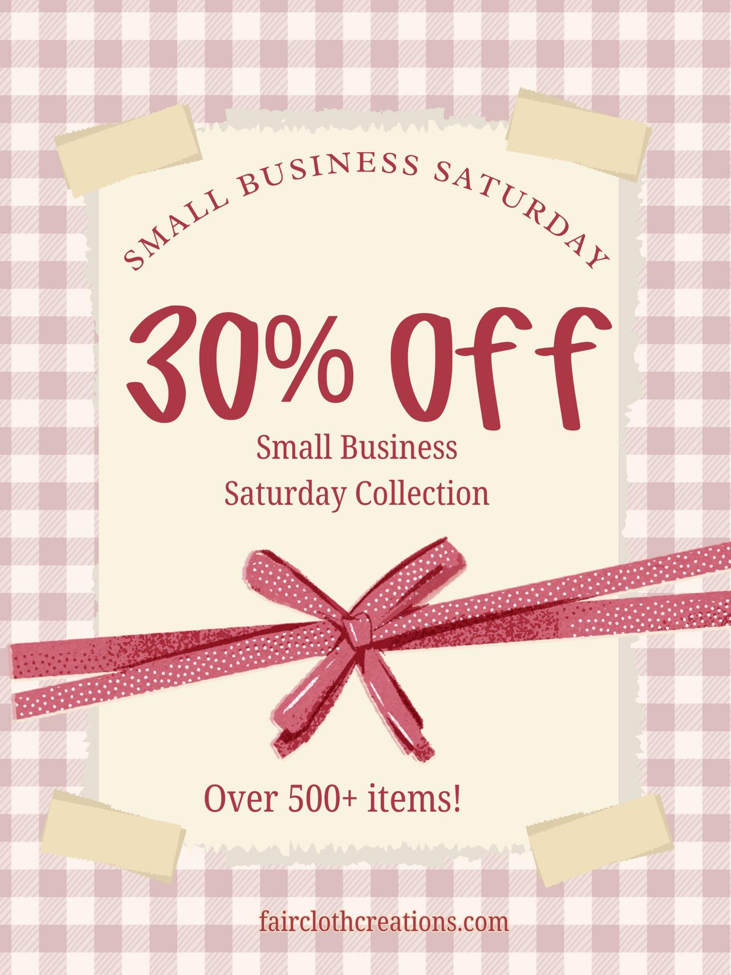 SMALL BUSINESS SATURDAY