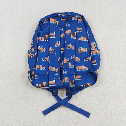 Blue Excavator Bookbag