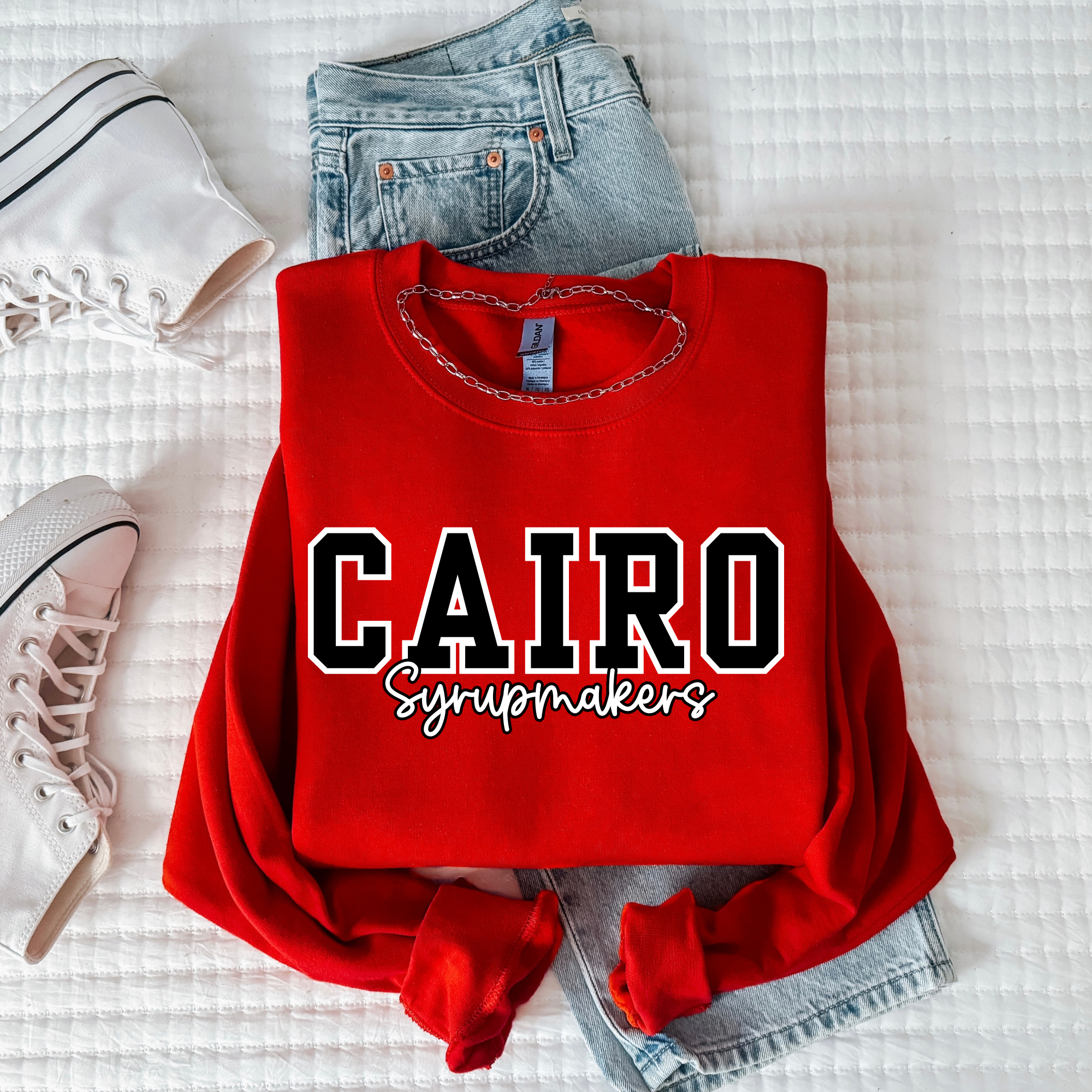 Straight Cairo- Cursive Syrupmakers – Faircloth Creations LLC