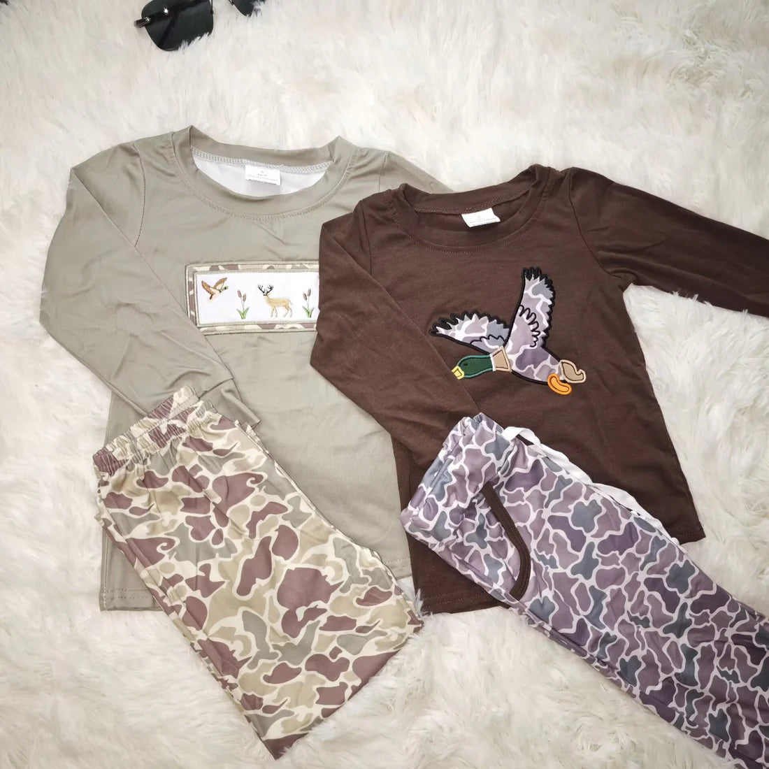 Boy Camo Pant Sets