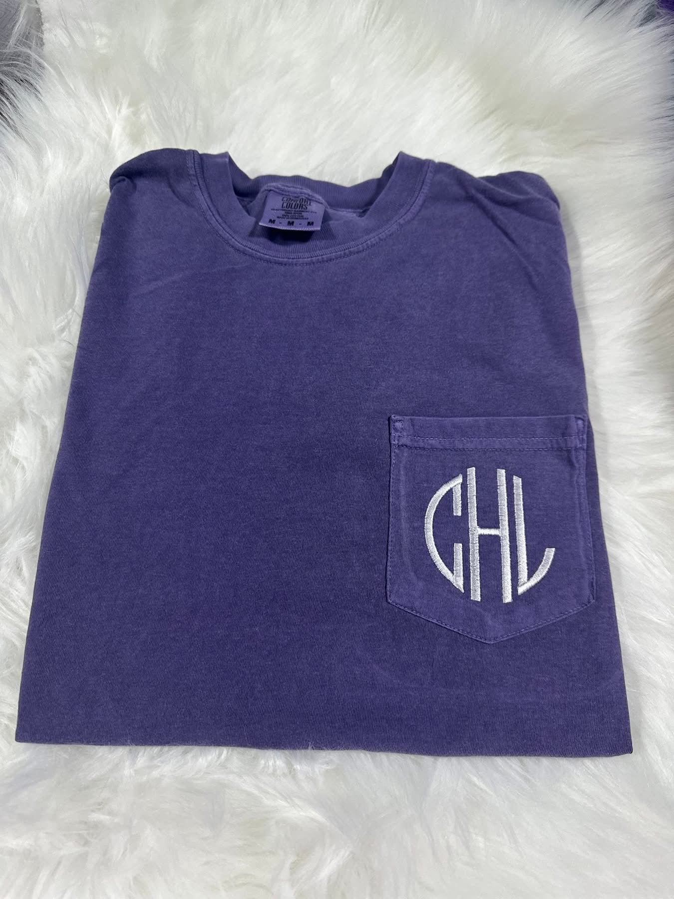 Embroidered Monogram Sale
