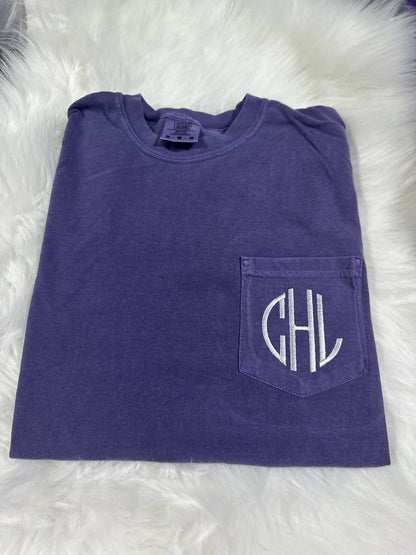Embroidered Monogram Sale