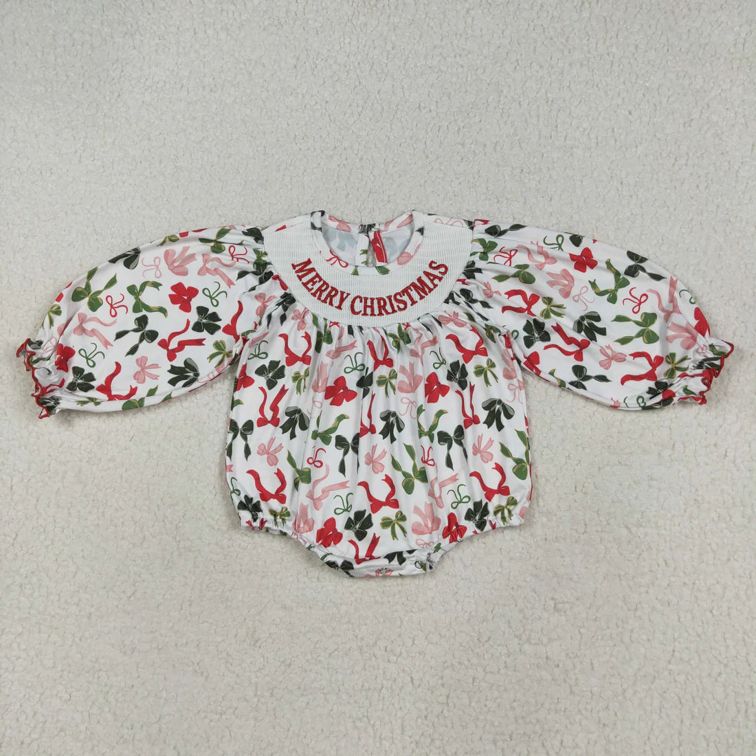 Smocked Christmas Bows