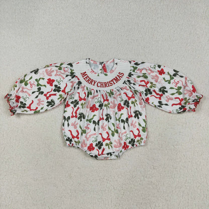 Smocked Christmas Bows